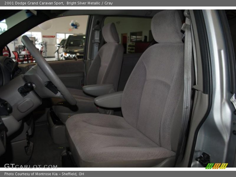 Bright Silver Metallic / Gray 2001 Dodge Grand Caravan Sport
