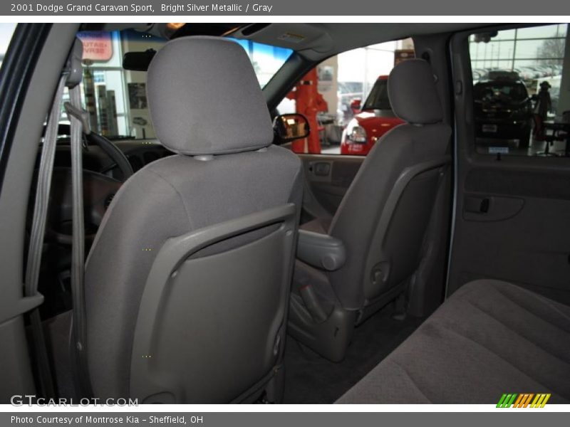 Bright Silver Metallic / Gray 2001 Dodge Grand Caravan Sport