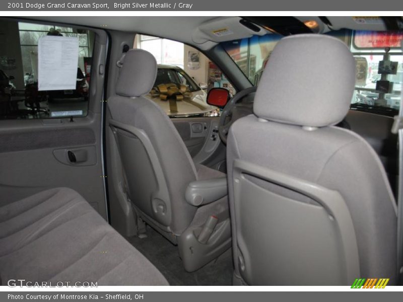 Bright Silver Metallic / Gray 2001 Dodge Grand Caravan Sport