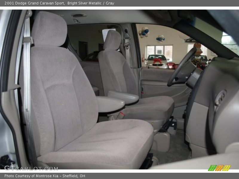 Bright Silver Metallic / Gray 2001 Dodge Grand Caravan Sport