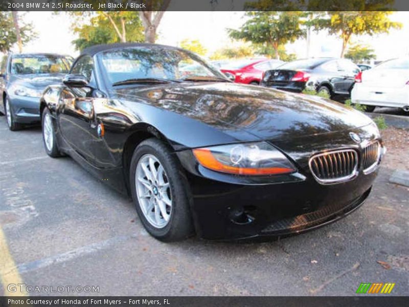 Jet Black / Black 2004 BMW Z4 2.5i Roadster