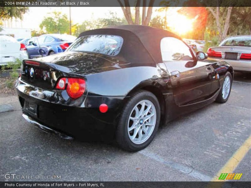 Jet Black / Black 2004 BMW Z4 2.5i Roadster