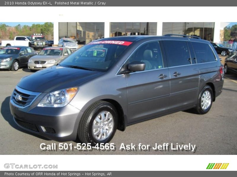 Polished Metal Metallic / Gray 2010 Honda Odyssey EX-L