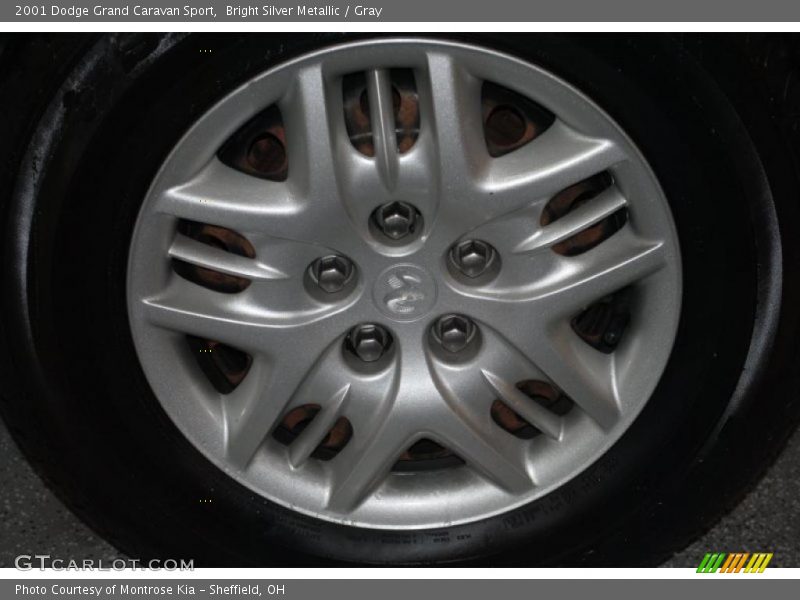 Bright Silver Metallic / Gray 2001 Dodge Grand Caravan Sport