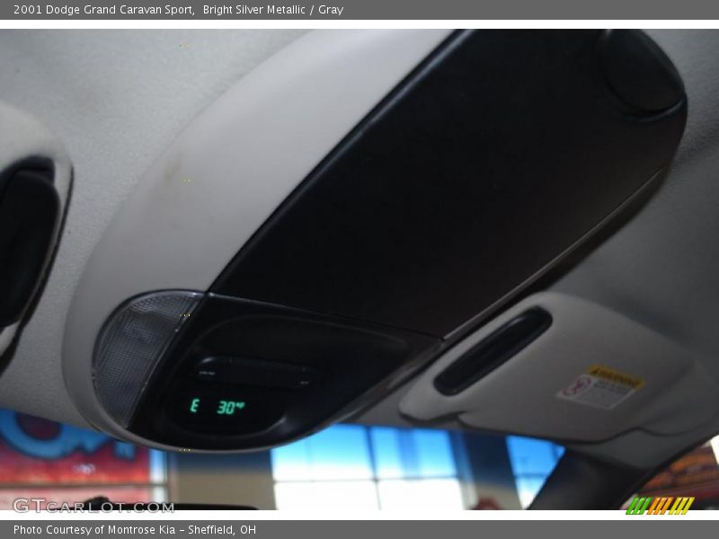 Bright Silver Metallic / Gray 2001 Dodge Grand Caravan Sport
