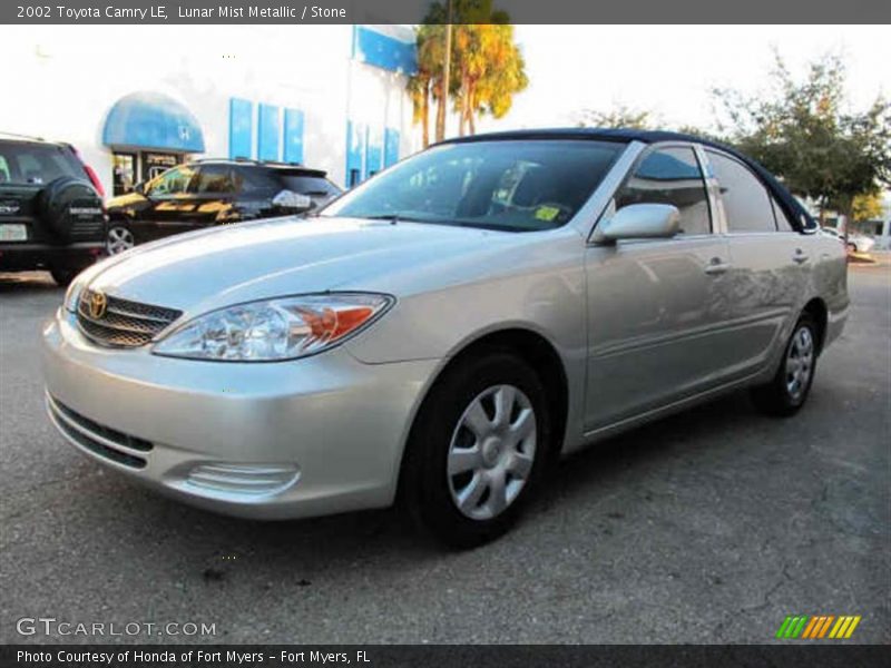 Lunar Mist Metallic / Stone 2002 Toyota Camry LE
