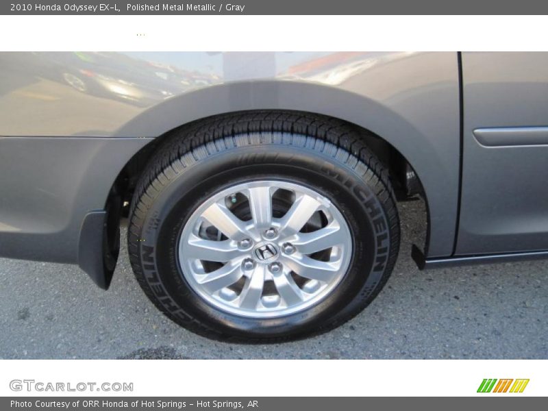 Polished Metal Metallic / Gray 2010 Honda Odyssey EX-L