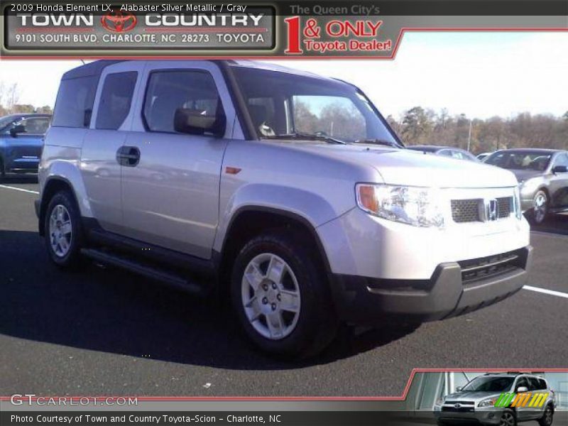 Alabaster Silver Metallic / Gray 2009 Honda Element LX