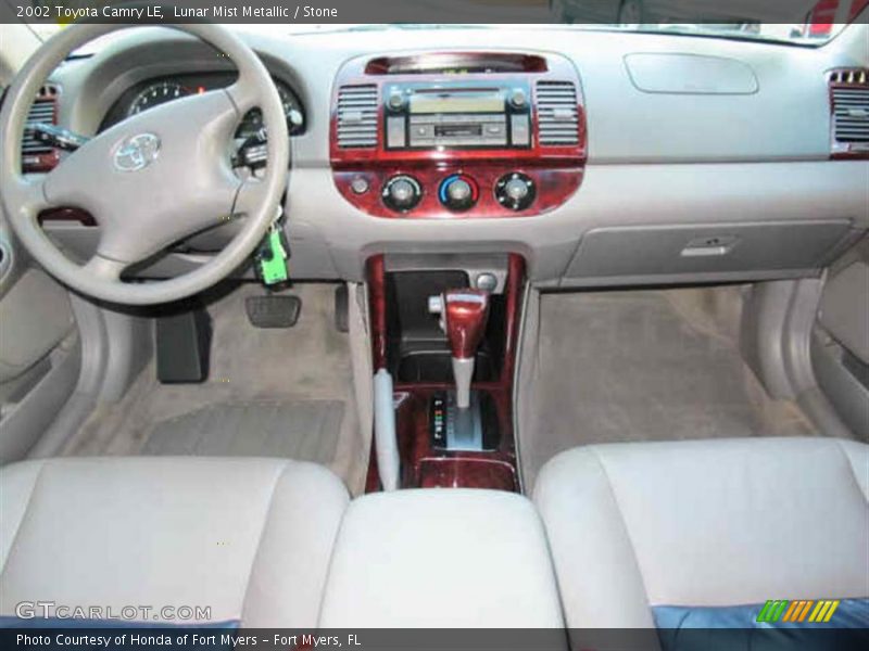 Lunar Mist Metallic / Stone 2002 Toyota Camry LE