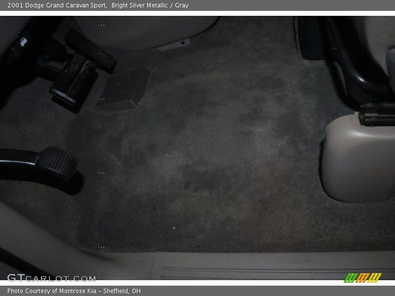 Bright Silver Metallic / Gray 2001 Dodge Grand Caravan Sport