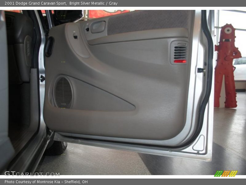 Bright Silver Metallic / Gray 2001 Dodge Grand Caravan Sport