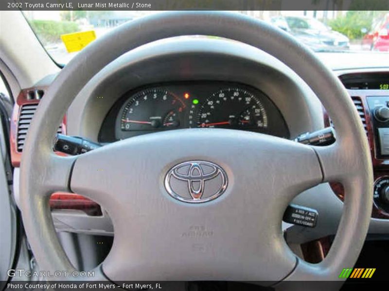 Lunar Mist Metallic / Stone 2002 Toyota Camry LE