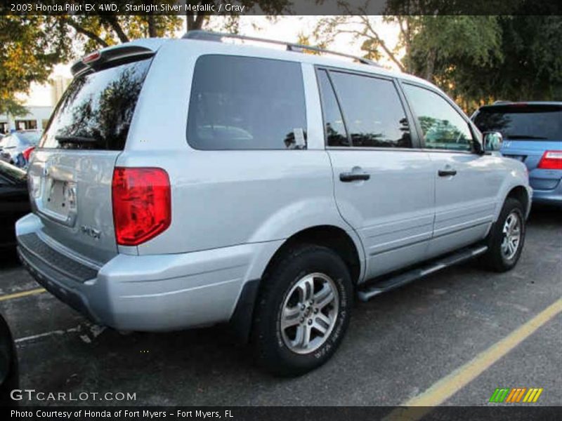 Starlight Silver Metallic / Gray 2003 Honda Pilot EX 4WD