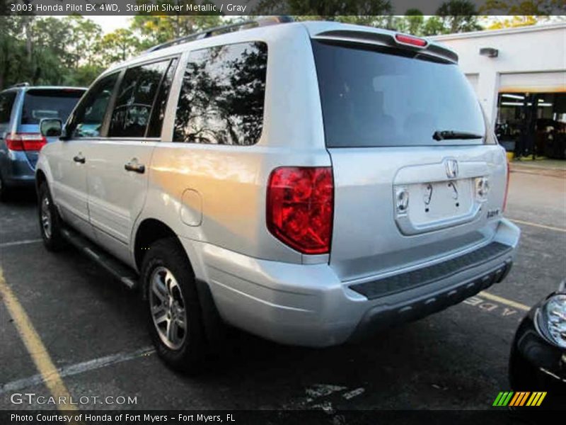 Starlight Silver Metallic / Gray 2003 Honda Pilot EX 4WD