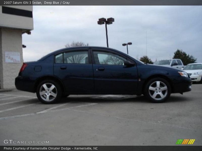 Deep Blue / Gray 2007 Saturn ION 3 Sedan