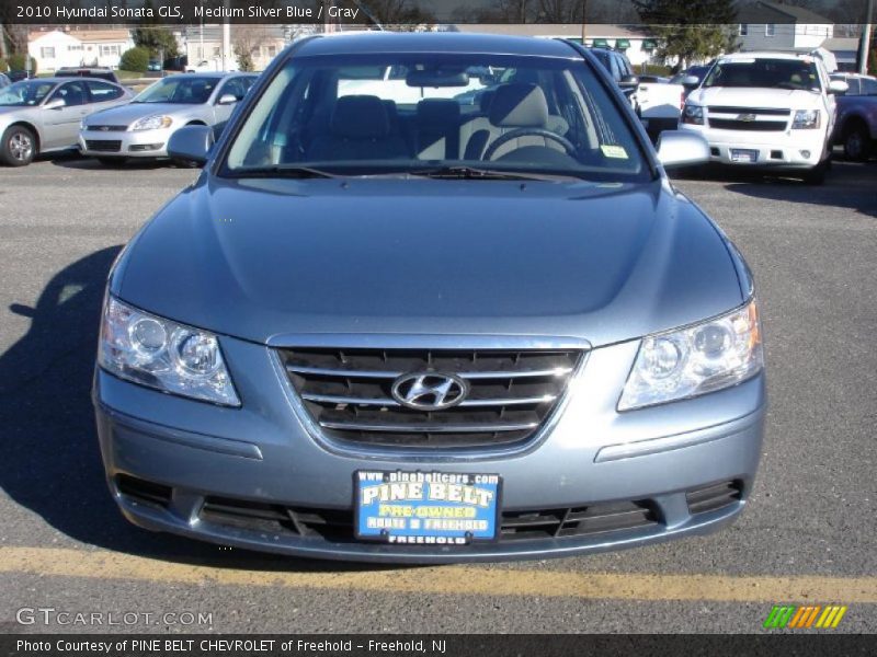 Medium Silver Blue / Gray 2010 Hyundai Sonata GLS