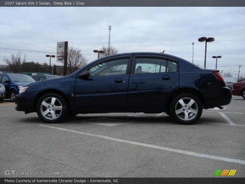 Deep Blue / Gray 2007 Saturn ION 3 Sedan