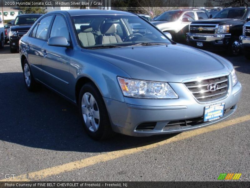 Medium Silver Blue / Gray 2010 Hyundai Sonata GLS