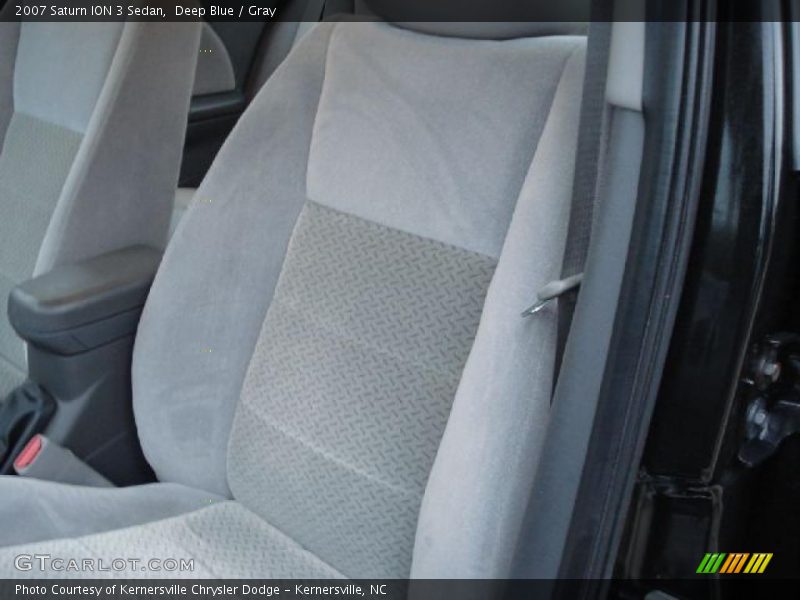 Deep Blue / Gray 2007 Saturn ION 3 Sedan