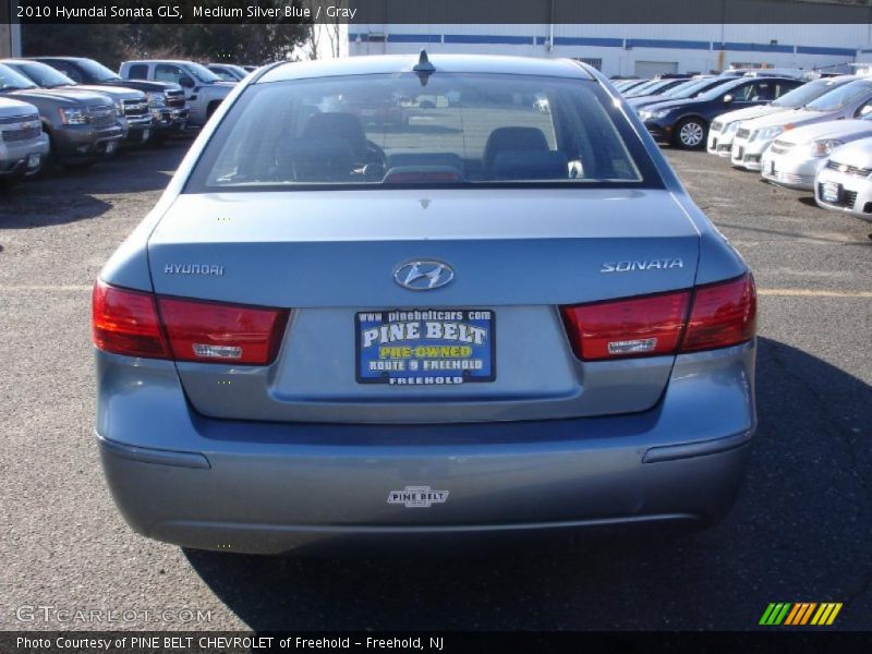 Medium Silver Blue / Gray 2010 Hyundai Sonata GLS