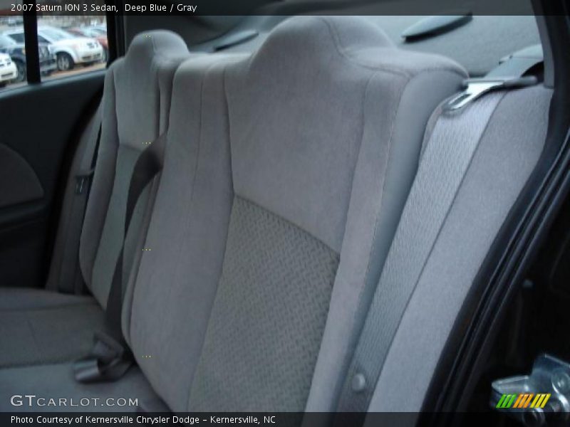 Deep Blue / Gray 2007 Saturn ION 3 Sedan