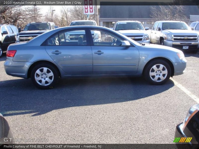 Medium Silver Blue / Gray 2010 Hyundai Sonata GLS