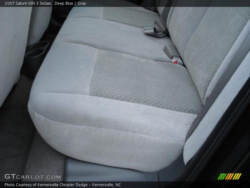 Deep Blue / Gray 2007 Saturn ION 3 Sedan