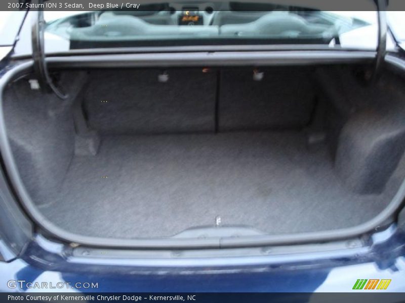 Deep Blue / Gray 2007 Saturn ION 3 Sedan
