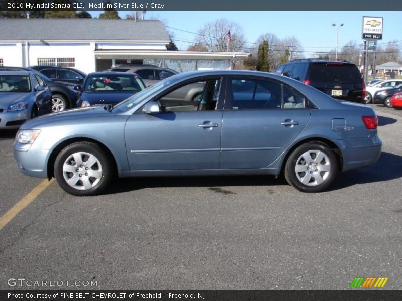 Medium Silver Blue / Gray 2010 Hyundai Sonata GLS