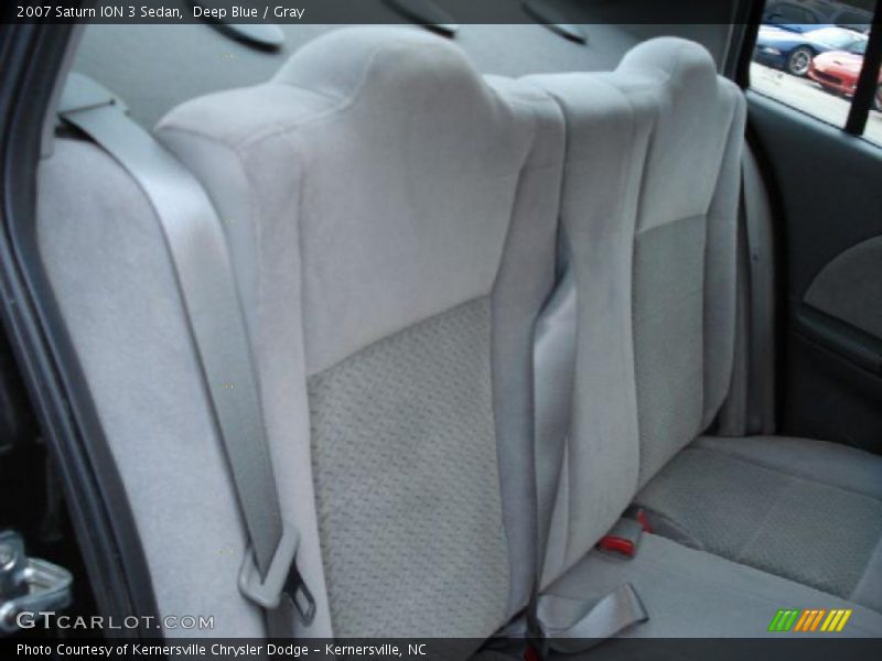 Deep Blue / Gray 2007 Saturn ION 3 Sedan