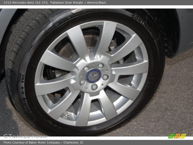 Palladium Silver Metallic / Almond/Black 2010 Mercedes-Benz GLK 350