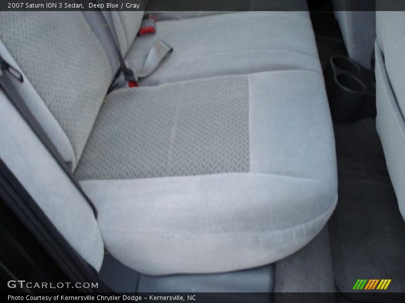 Deep Blue / Gray 2007 Saturn ION 3 Sedan
