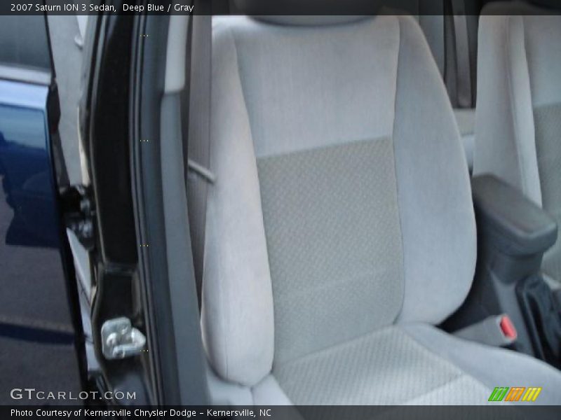 Deep Blue / Gray 2007 Saturn ION 3 Sedan