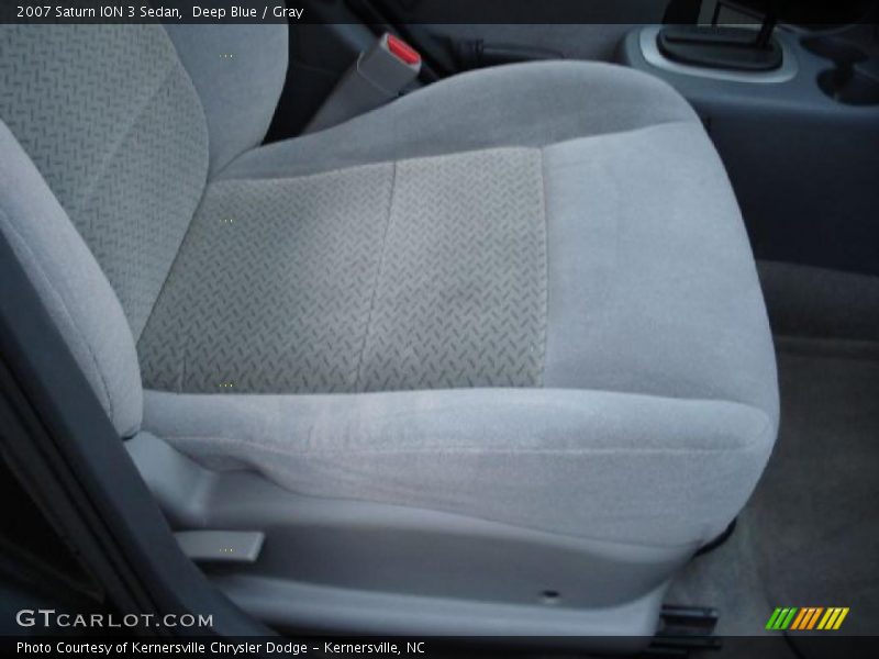 Deep Blue / Gray 2007 Saturn ION 3 Sedan