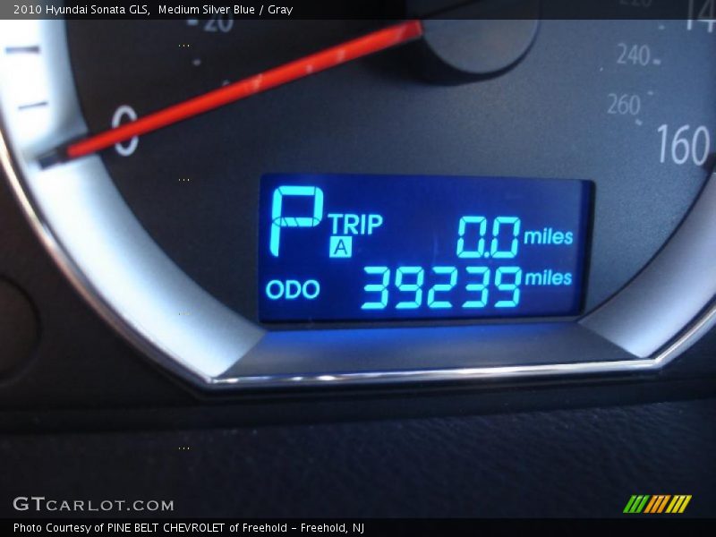 Medium Silver Blue / Gray 2010 Hyundai Sonata GLS