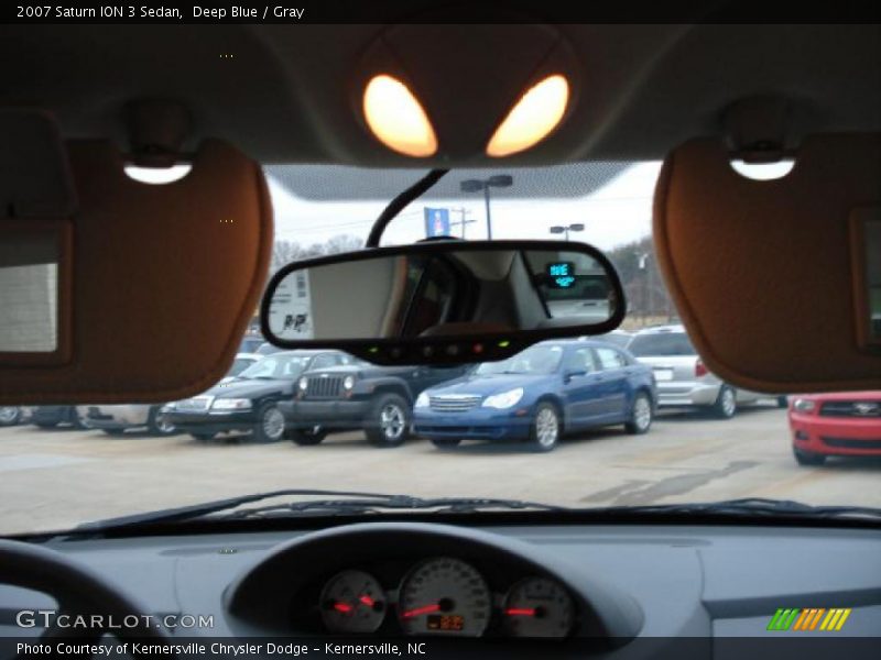 Deep Blue / Gray 2007 Saturn ION 3 Sedan