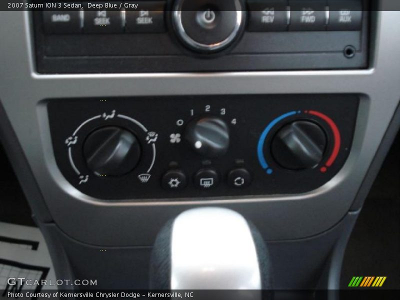Deep Blue / Gray 2007 Saturn ION 3 Sedan