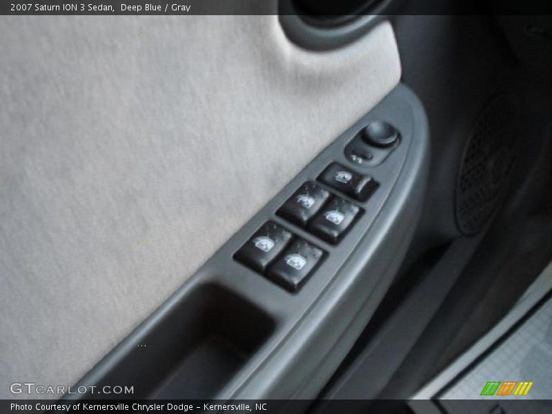 Deep Blue / Gray 2007 Saturn ION 3 Sedan