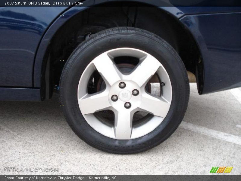 Deep Blue / Gray 2007 Saturn ION 3 Sedan