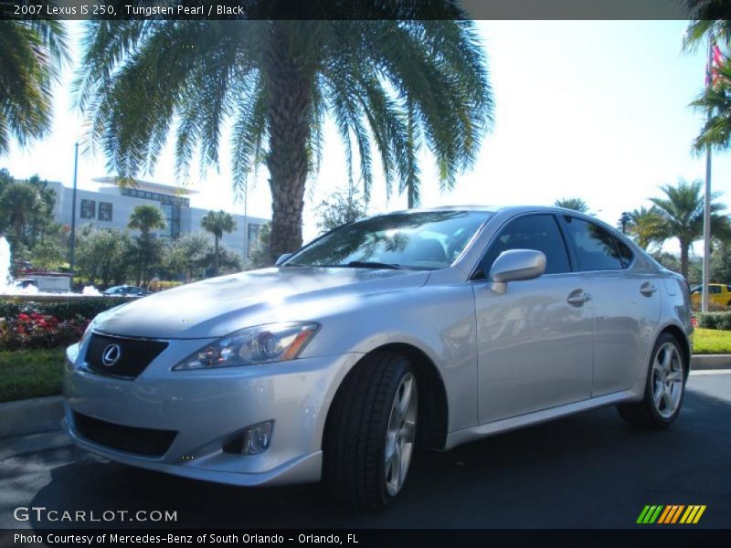 Tungsten Pearl / Black 2007 Lexus IS 250