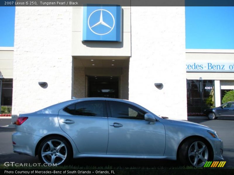 Tungsten Pearl / Black 2007 Lexus IS 250