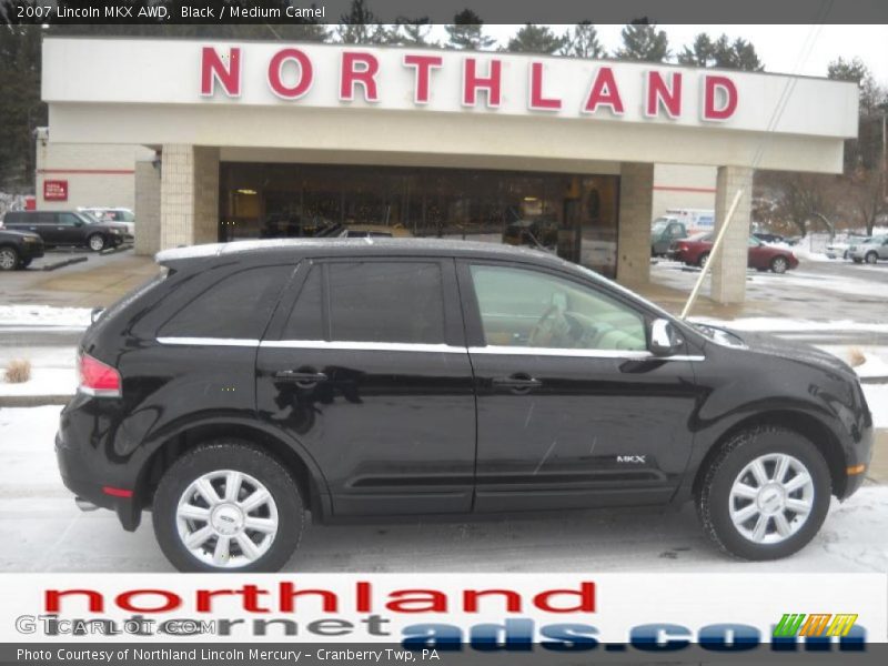 Black / Medium Camel 2007 Lincoln MKX AWD