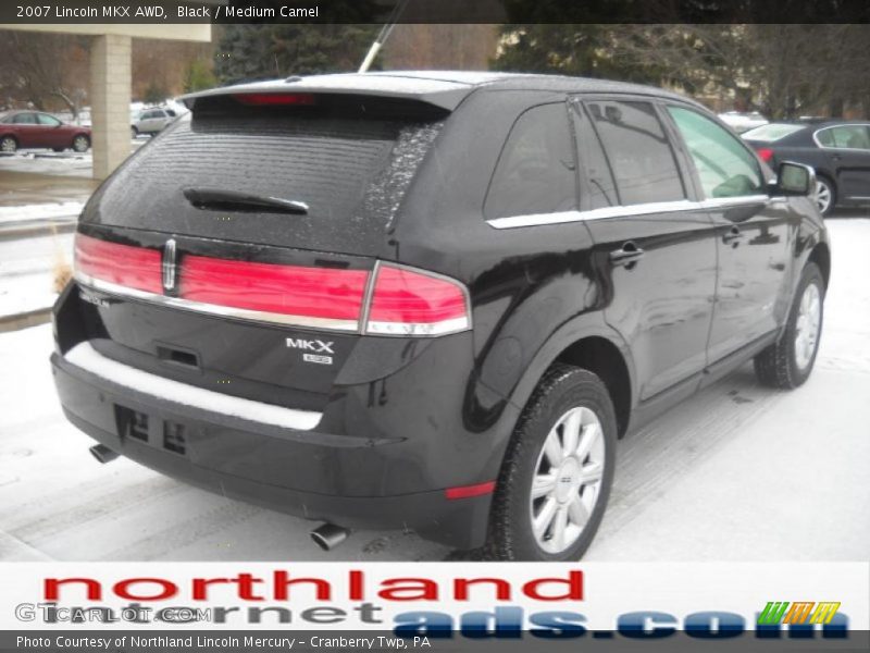 Black / Medium Camel 2007 Lincoln MKX AWD