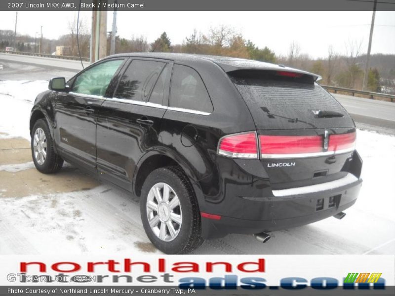 Black / Medium Camel 2007 Lincoln MKX AWD