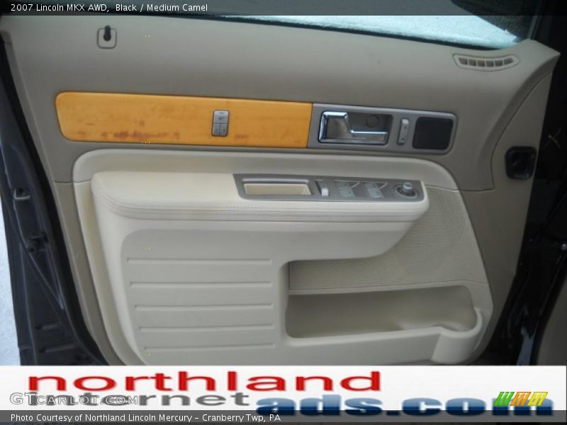 Black / Medium Camel 2007 Lincoln MKX AWD