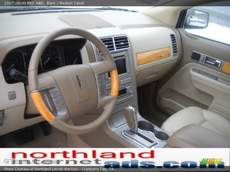 Black / Medium Camel 2007 Lincoln MKX AWD