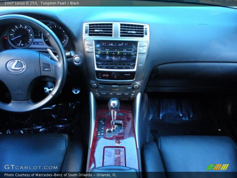Tungsten Pearl / Black 2007 Lexus IS 250
