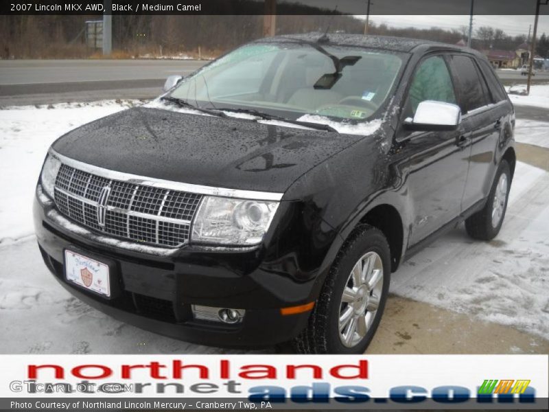 Black / Medium Camel 2007 Lincoln MKX AWD