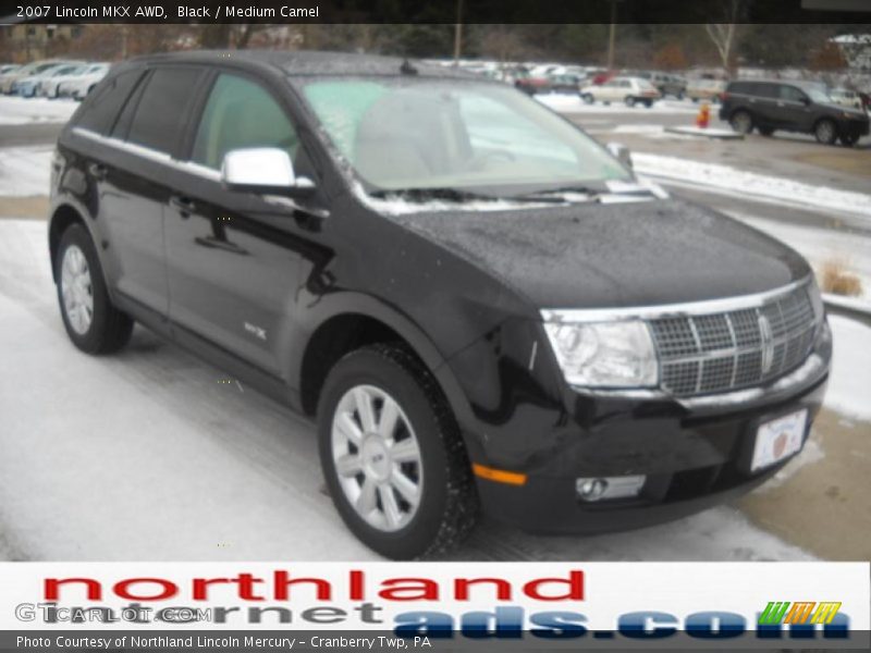 Black / Medium Camel 2007 Lincoln MKX AWD
