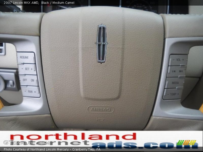 Black / Medium Camel 2007 Lincoln MKX AWD